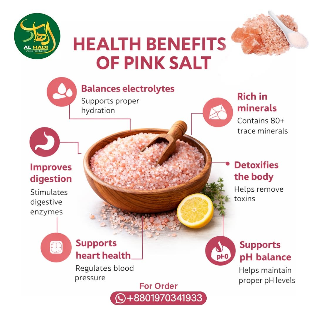 Al Hadi BD Best Organic Pink Salt